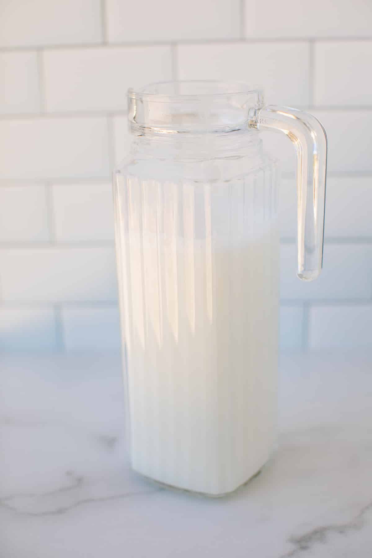 jar with coconut milk