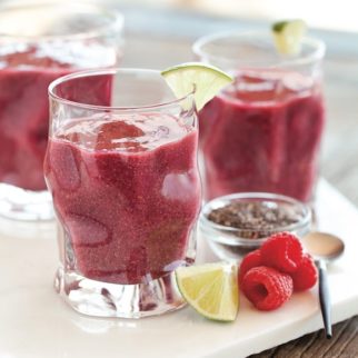 Cherry Berry Lime Smoothie from the Healing Smoothies book