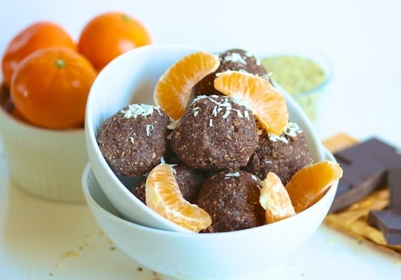 Chocolate Orange Hemp Ball ingredients