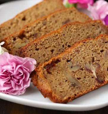 Grainfree Date-Nut Bread slices