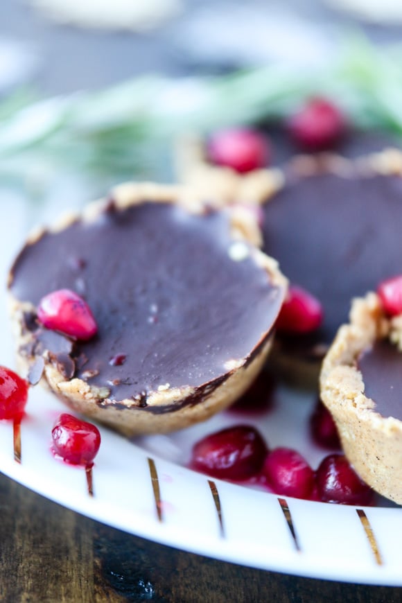 shortbread chocolate cups no bake