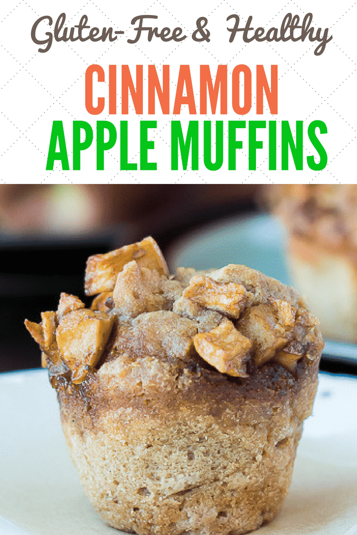 These Cinnamon Apple Muffins are a grain-free and gluten-free treat. The muffins are moist and sweet, with a delightful apple topping for added texture and flavor. #cassava #grainfree #muffins #cinnamon #apple #glutenfree