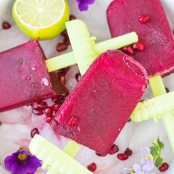 bowl of popsicles laying on their side