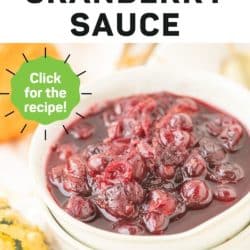 instant pot cranberry sauce recipe pin