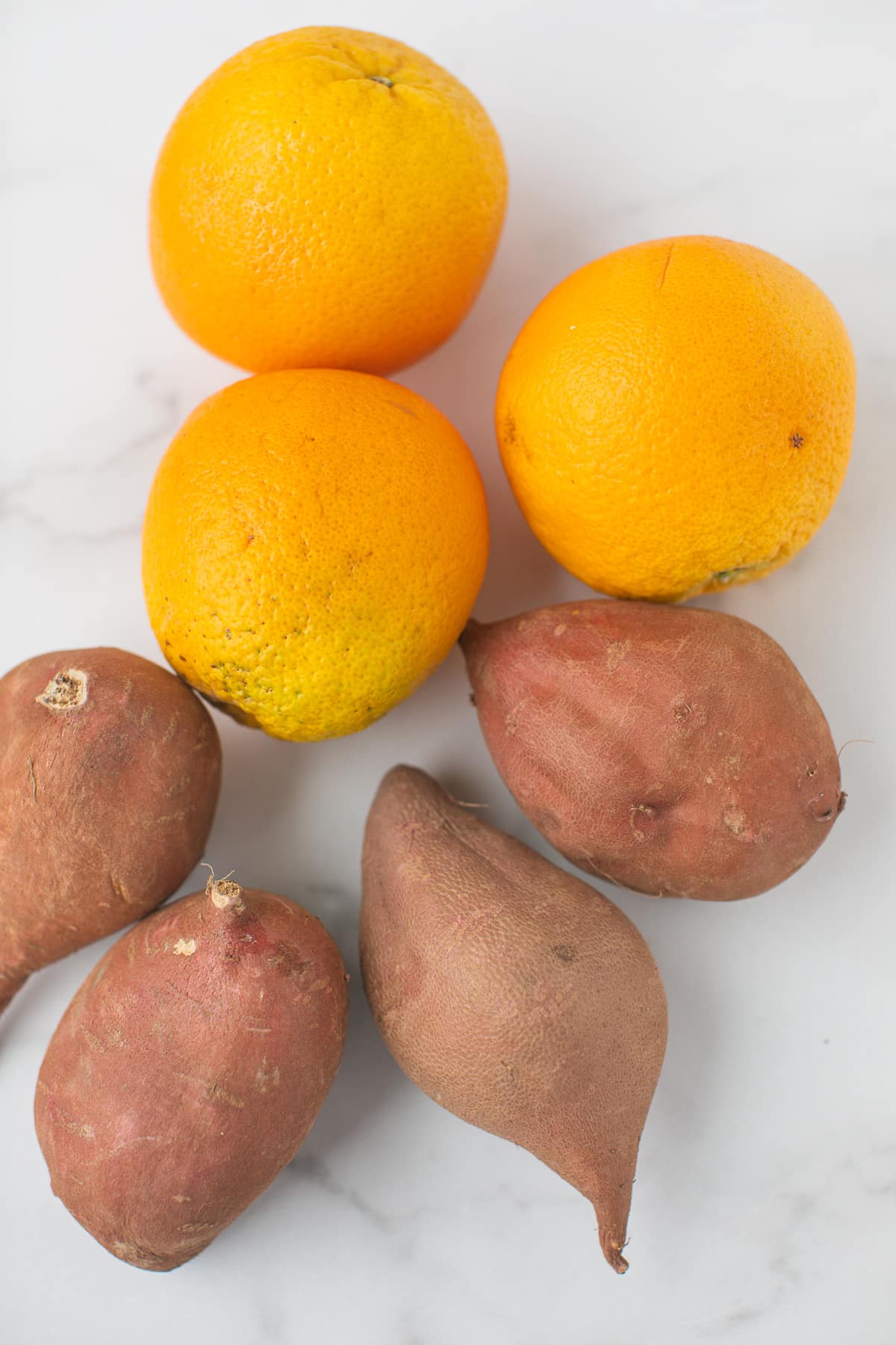 orangea and sweet potatoes for recipe