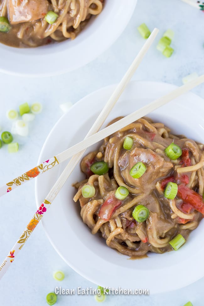 instant pot noodles gluten free with chopsticks