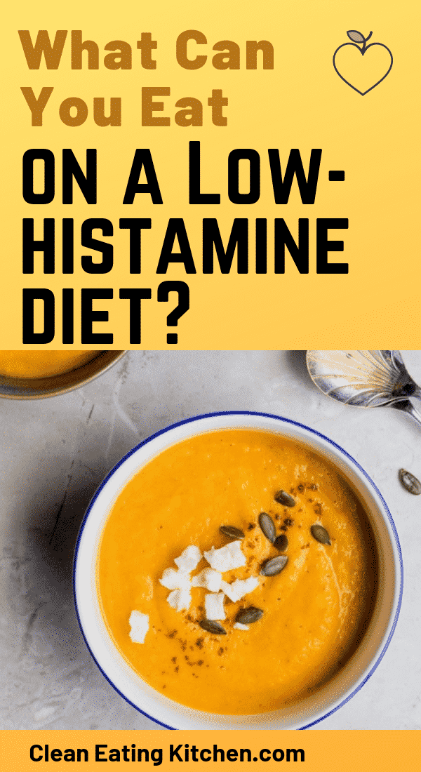 Low Histamine Diet Chart