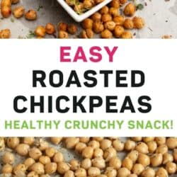 easy roasted chickpeas pin