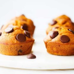Pumpkin Chocolate chip Muffins Gluten Free and Dairy Free