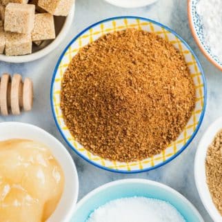 sugar substitutes on a table.