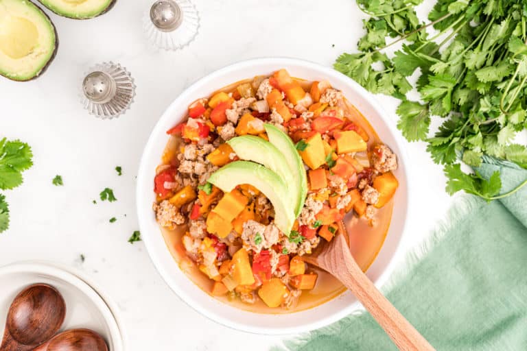 turkey chili no beans instant pot bowl