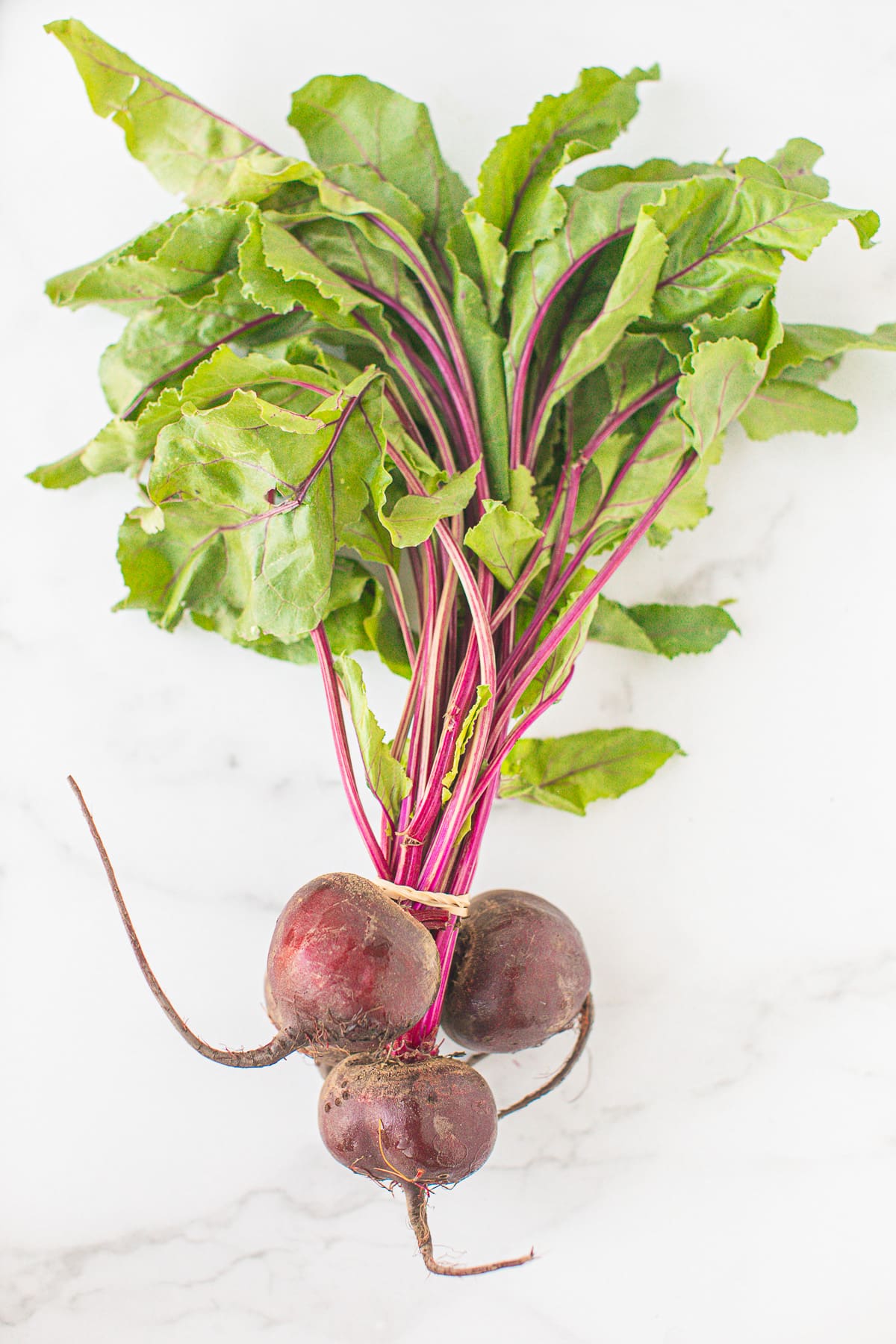 beetroot with the greens still attached