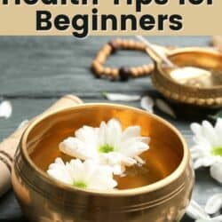 holistic health tips for beginners pin.