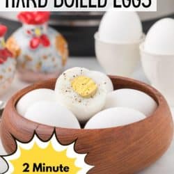Pressure Cooker Hard Boiled Eggs - Cosori 2 QT Review - Low Carb Yum
