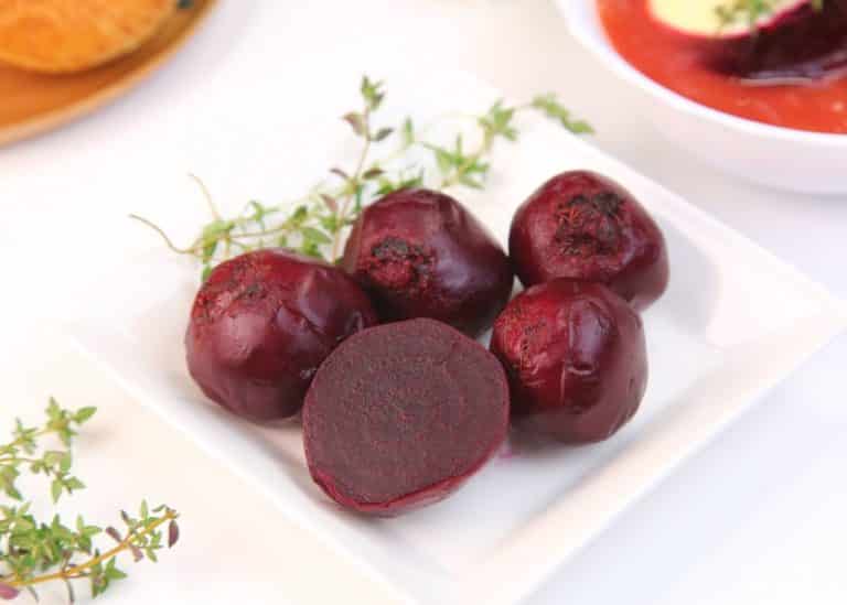 cooked beets on a plate