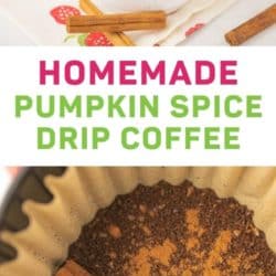 homemade pumpkin spice coffee pin
