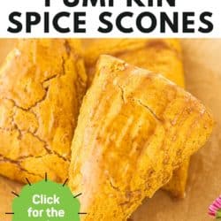 gluten free pumpkin spice scones pin
