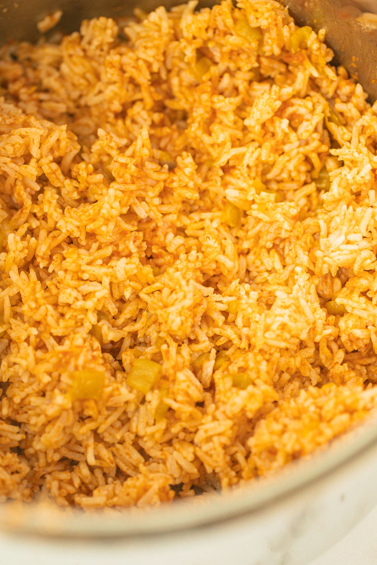 cooked spanish rice in the instant pot
