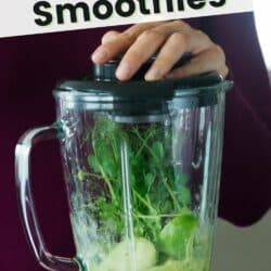 benefits of green smoothies pin.