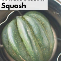 instant pot whole acorn squash pin