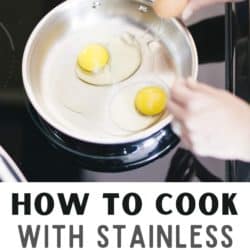 how to cook with stainless steel pin