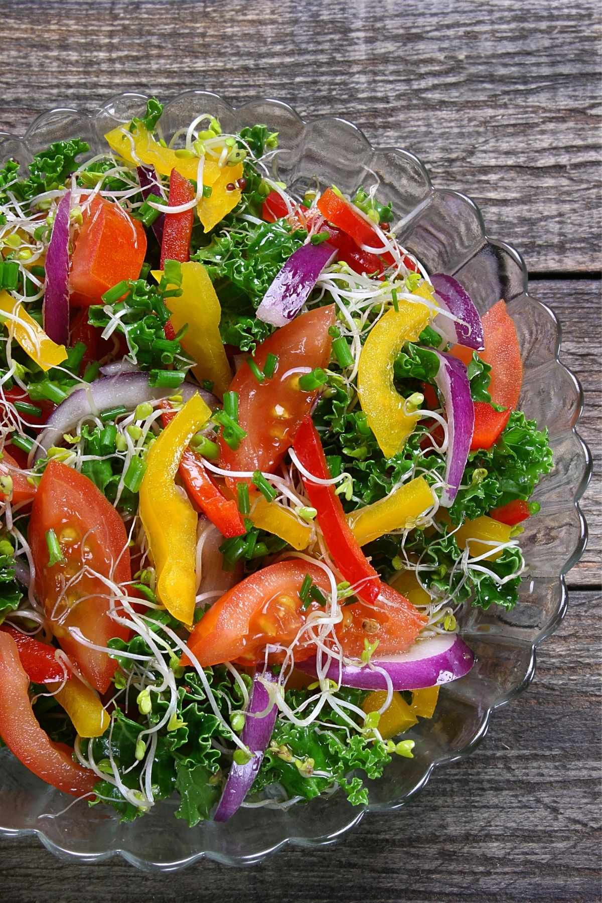 broccoli sprout salad.