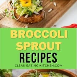 broccoli sprout recipes pin.