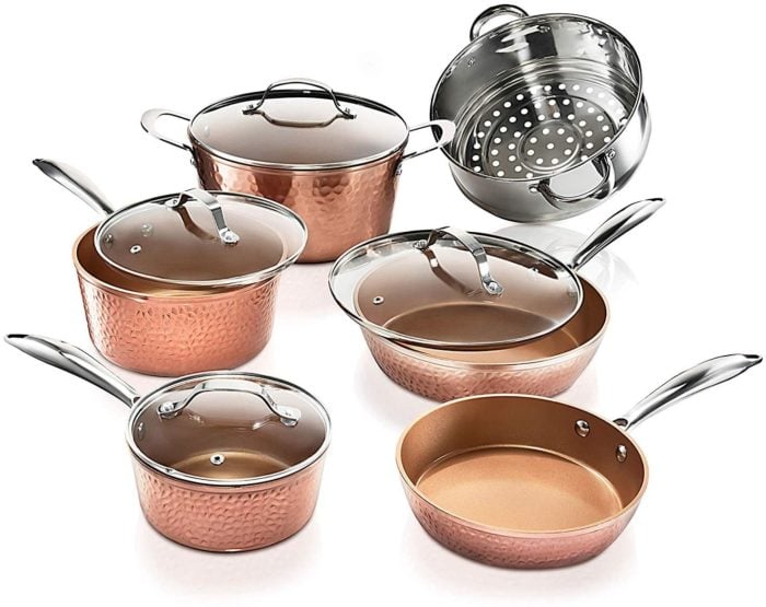 gotham ceramic copper set.