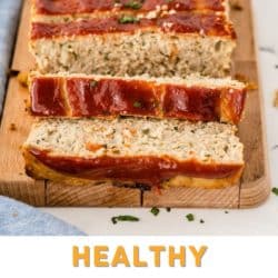healthy chicken meatloaf pin