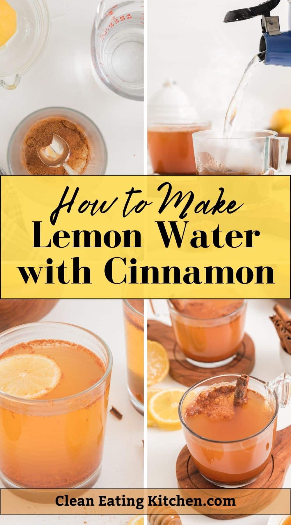Lemon Cinnamon Water Clean Eating Kitchen