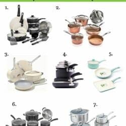 safest ceramic cookware sets infographic.