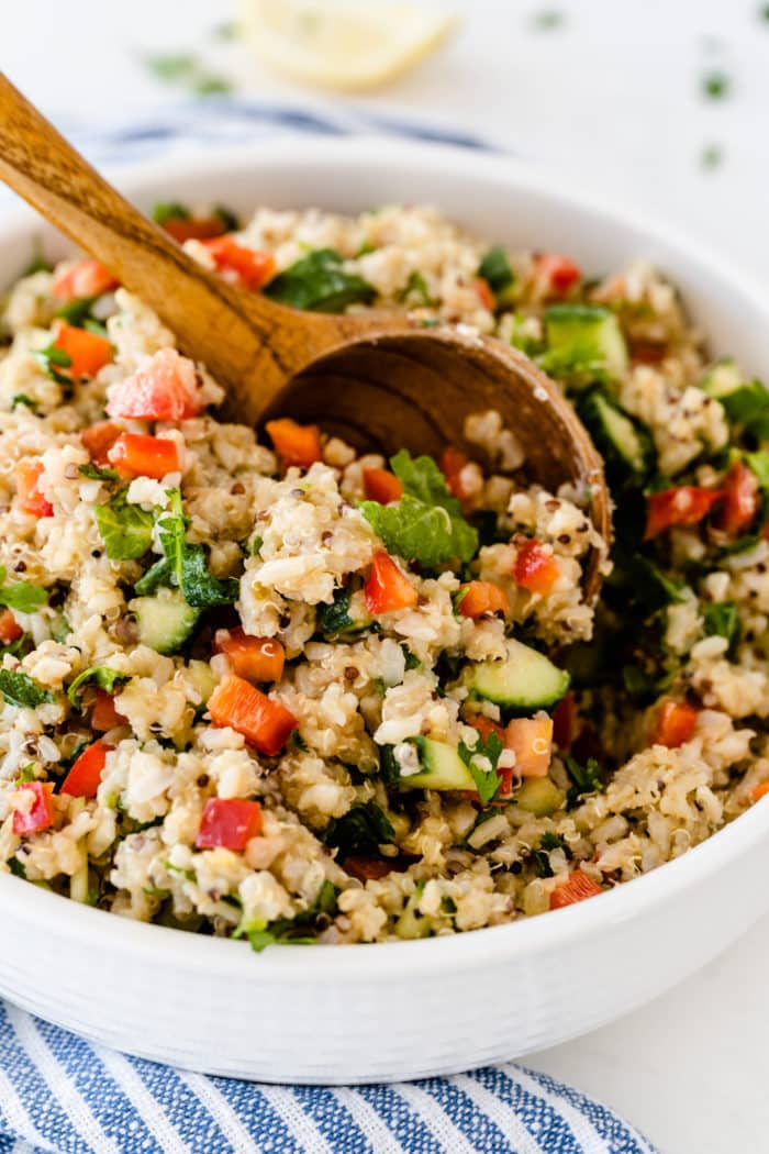 Copycat Costco Healthy Quinoa Salad - Clean Eating Kitchen