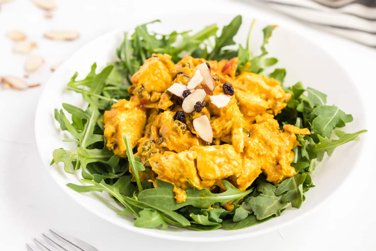 Curried Chicken Salad - All Day I Dream About Food