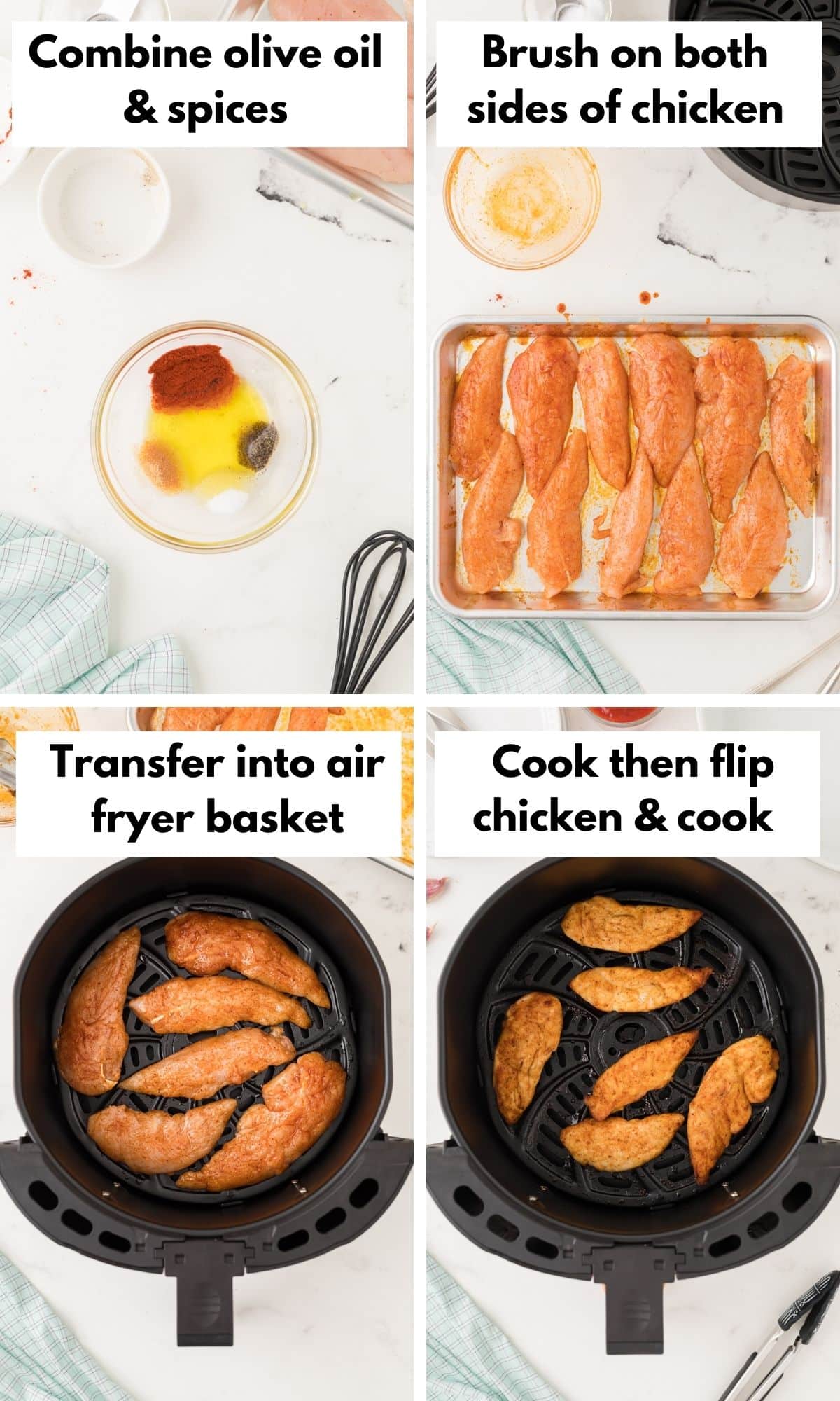 How to make chicken tenders in the air fryer