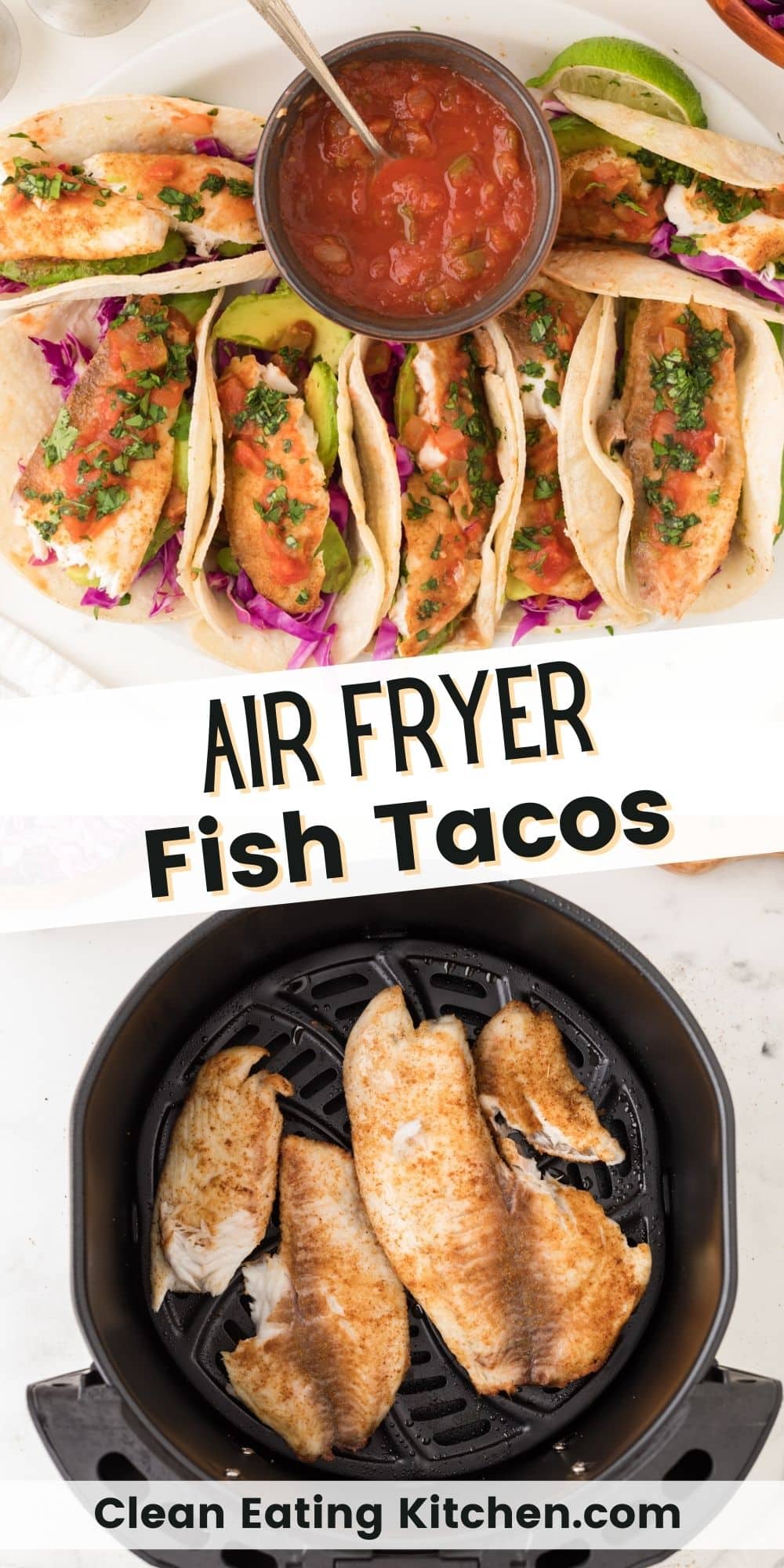 Air Fryer Fish Tacos Without Breading Clean Eating Kitchen