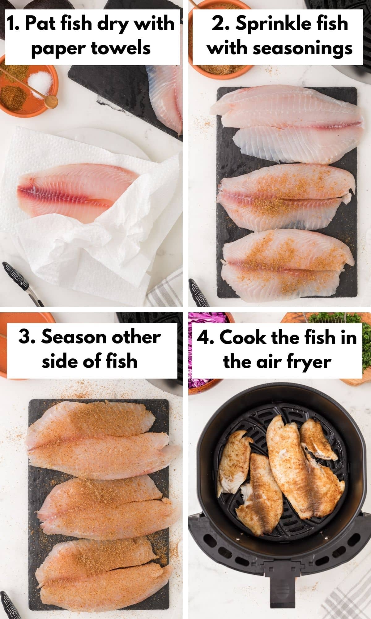 How to make air fryer tilapia.