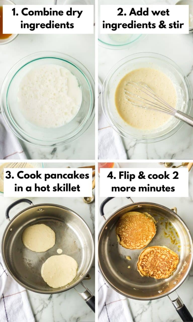 Coconut Milk Pancakes (Dairy-Free Recipe) - Clean Eating Kitchen