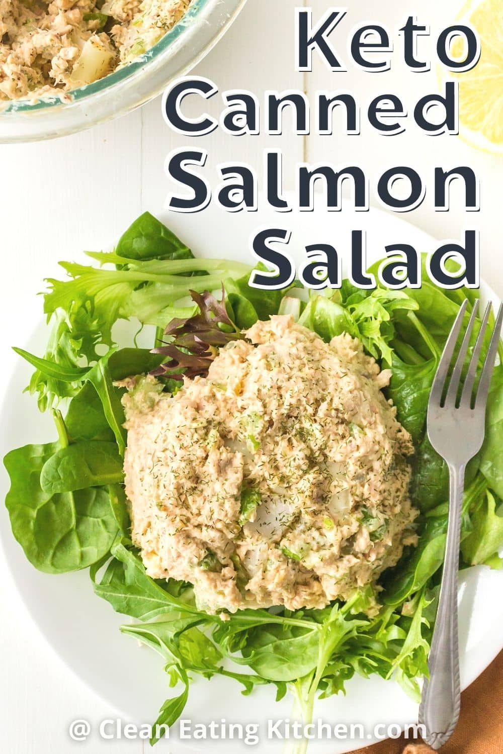 Easy Keto Canned Salmon Salad Recipe (High-Protein) - Clean Eating Kitchen