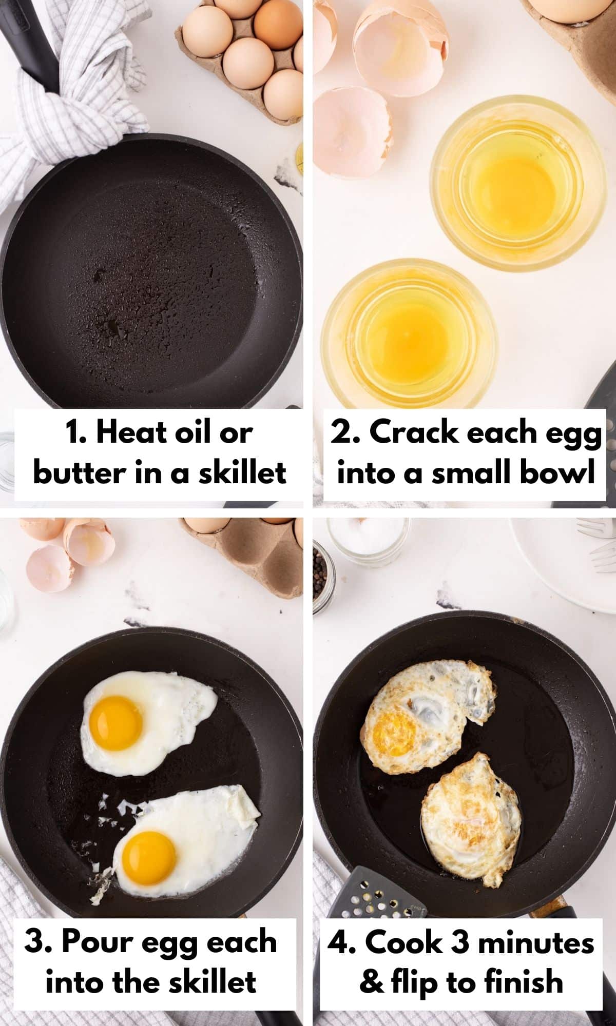 How to Cook Over Medium Eggs  