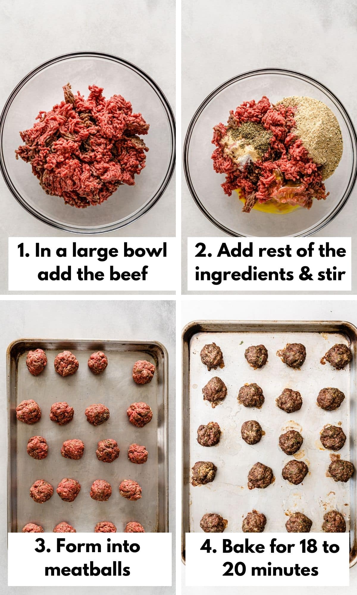 How to make baked gluten-free meatballs