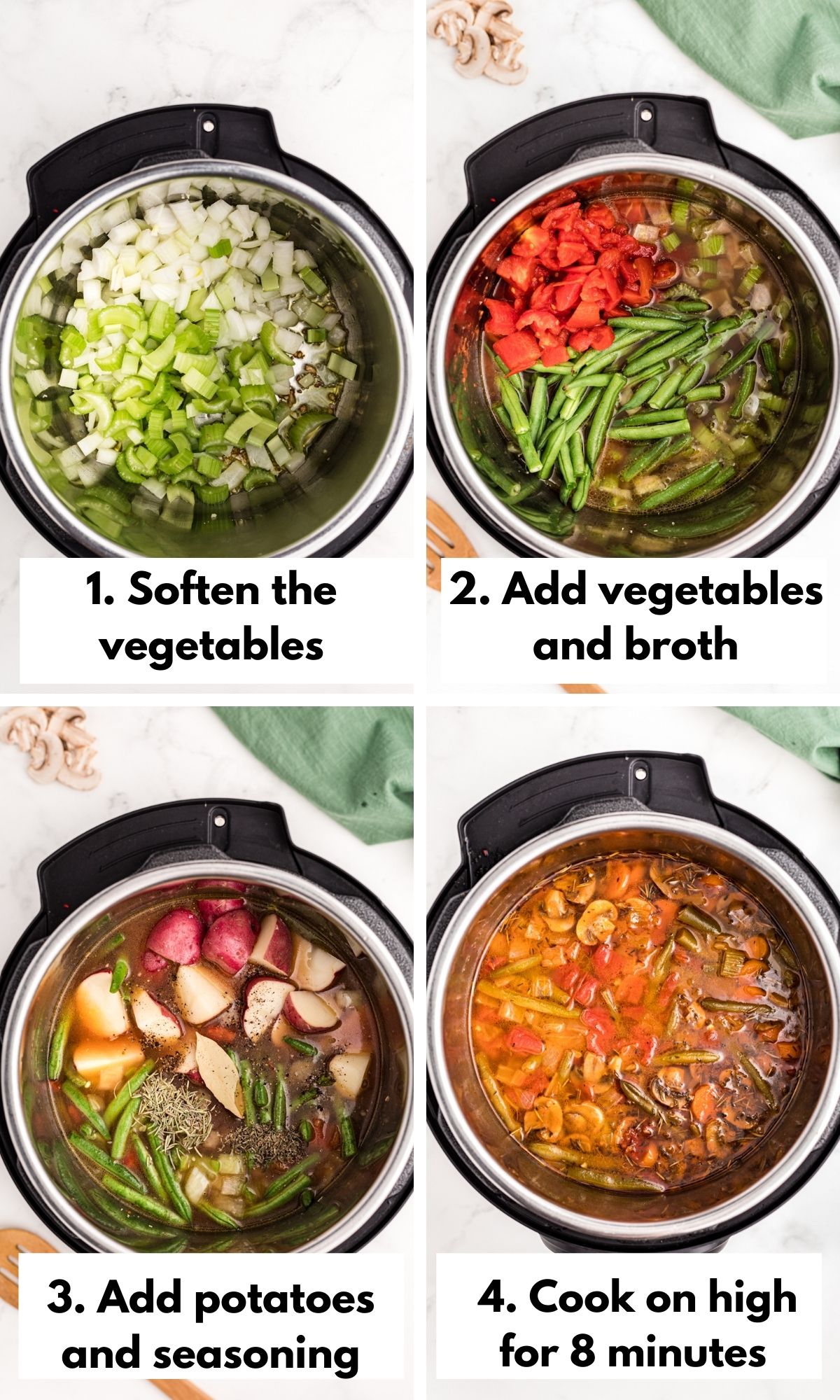 How to make instant pot vegetable stew