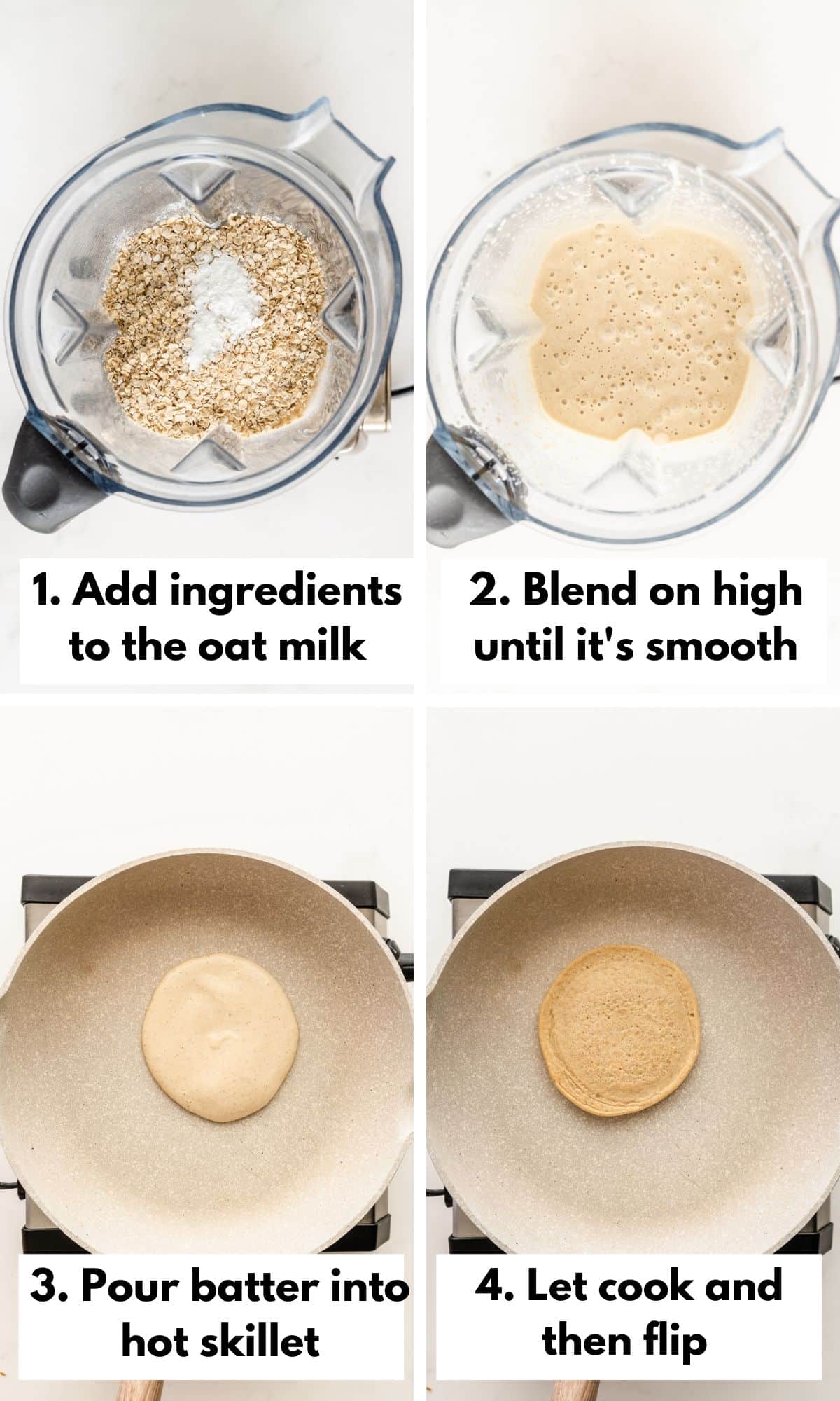 How to make blender pancakes 