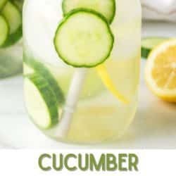 cucumber ginger lemon water