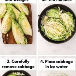 how to freeze cabbage infographic pin