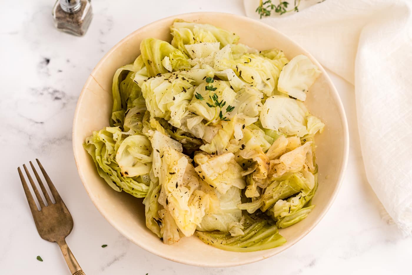 Smothered Cabbage - Budget Delicious
