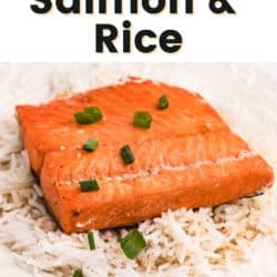 Instant Pot Salmon and Rice - Clean Eating Kitchen