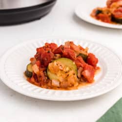 Instant pot zucchini and tomatoes