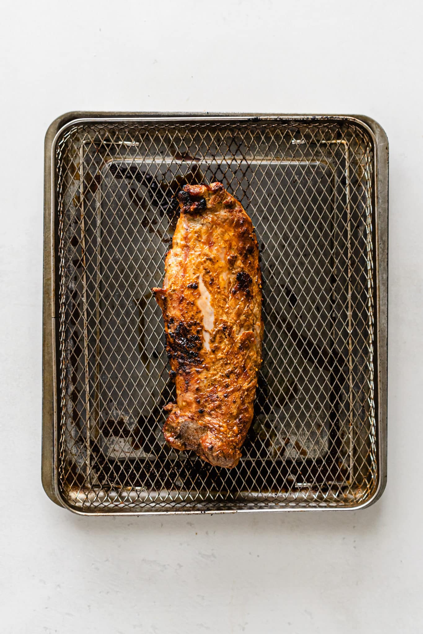 a cooked pork loin