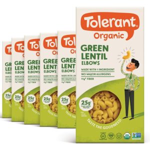 tolerant green lentil pasta.