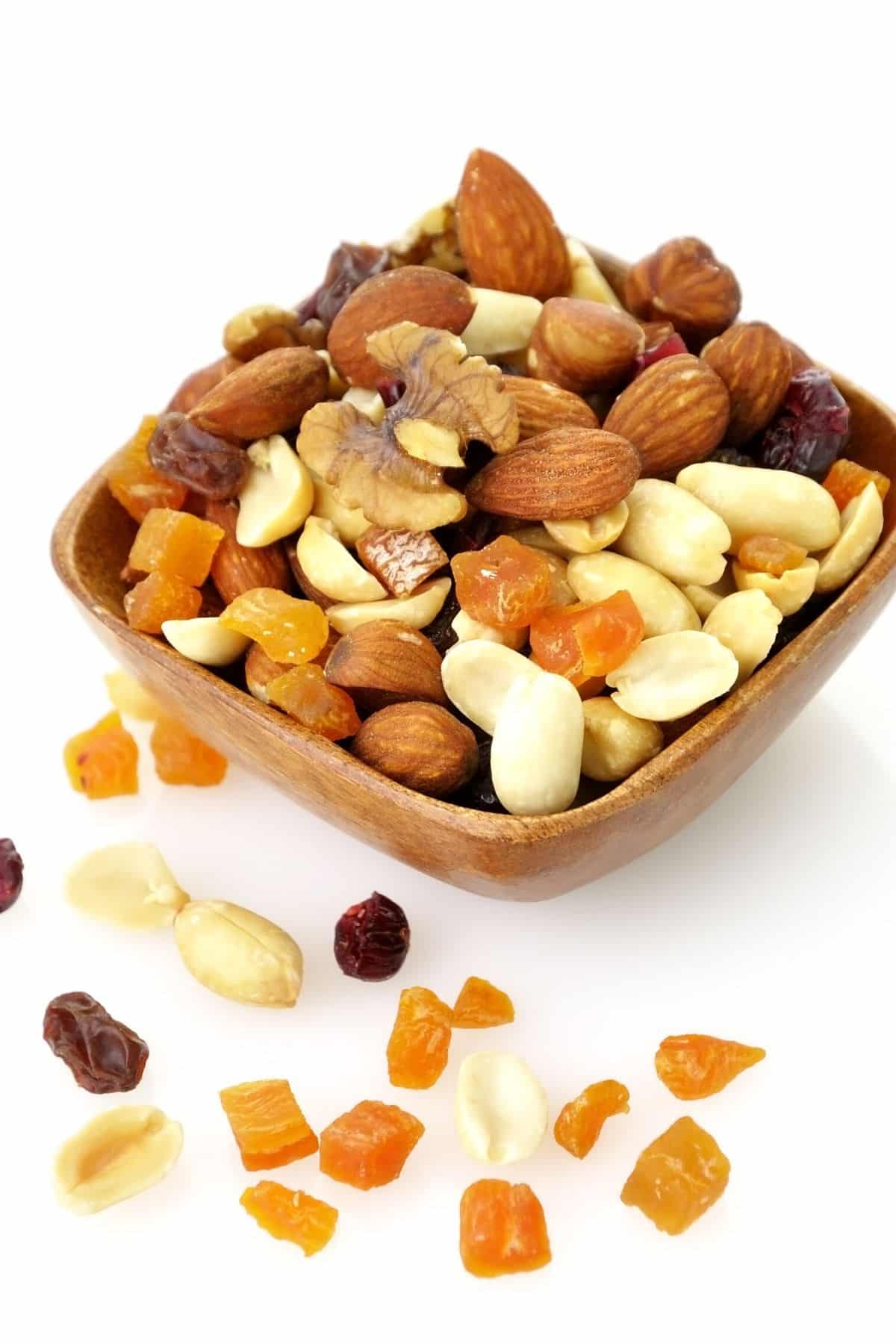 bowl of trail mix